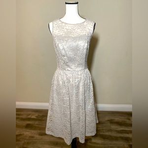 Metallic cocktail dress